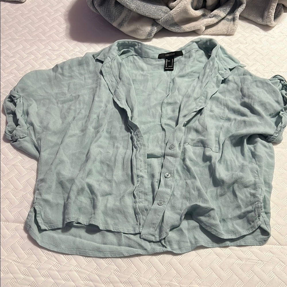 Light Blue Women's Top